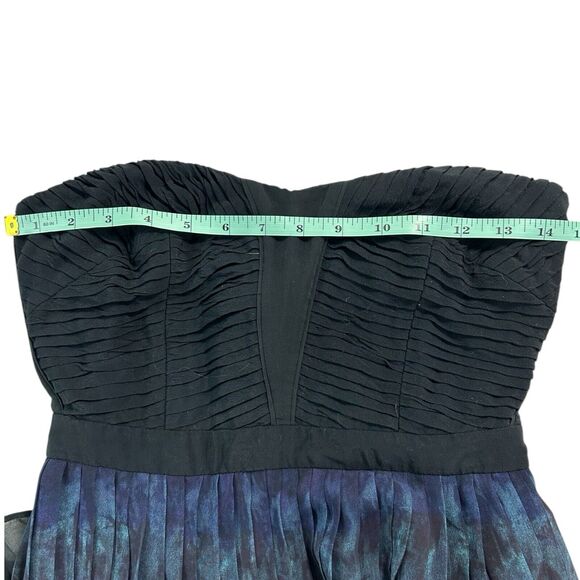 Urban Outfitters Silence & Noise Fortuna Ombre Maxi Slit Dress Black Blue 0 - Picture 11 of 13